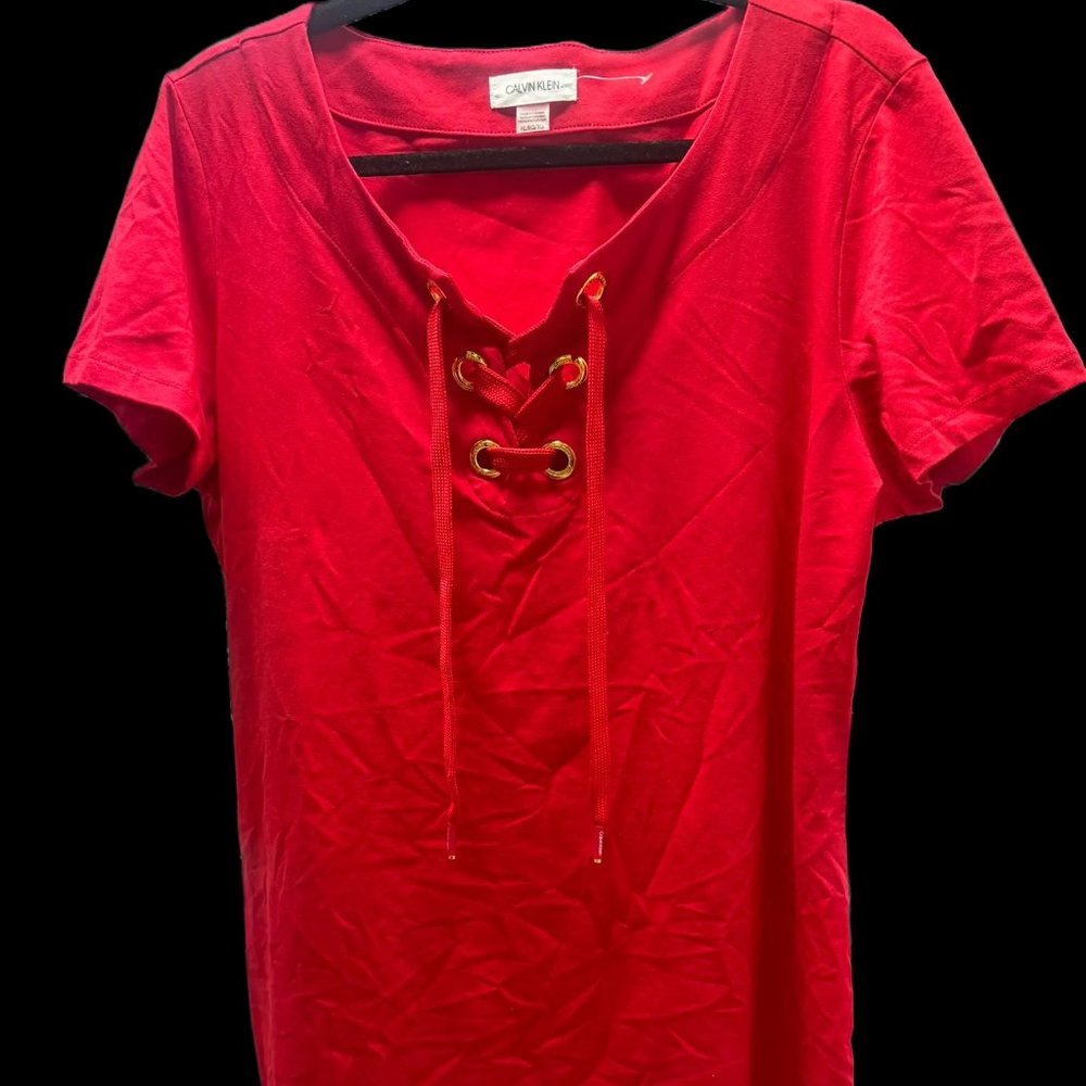 NWT Calvin Klein Red Dress